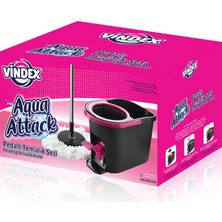 Vindex Aqua-Attack Pedallı Temizlik Seti