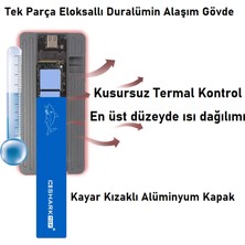 JEYI ICESHARK M.2 NVMe (M-Key) ve M.2(NGFF) SATA B-Key B+M-Key SSD to USB 3.1 Type-C GEN2 Çevirici Dönüştürücü Adaptör Harici Taşınabilir Alüminyum SSD Muhafaza Kutusu