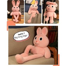 Prodigy Toy Tavşan Bebek Peluş Oyuncak Yastık Gerilebilir Tavşan Bebek Pembe (Yurt Dışından)