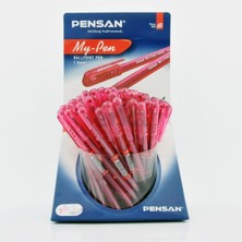 Pensan My Pen Tükenmez Kalem Kırmızı 60 Lı Stand
