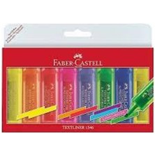 Faber-Castell Faber Castell Şeffaf Gövde Fosforlu Kalem 1546 6+2 Li Poşet