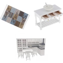 Newdv Modern El Yapımı 1/12 Minyatür Dollhouse Mobilya Ile Halı Bebek Evi Oyuncakları (Yurt Dışından)