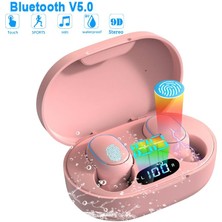 Happy World Shopping E7S Kablosuz Kulaklıklar 5.0 Bluetooth Kulaklık Hıfı Kayıpsız Ses Kulaklıkları Spor Mini Tws Akıllı Telefonlar Için Kulakiçi