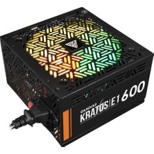 Gamdıas Kratos E1-600, 600W, Rgb, Gamıng Psu (Box)