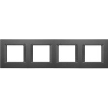 Viko Panasonic Thea Optima Füme 4X2M Çerçeve