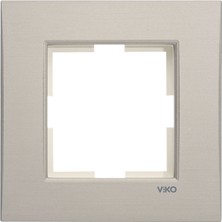 Viko 92192301 Novella Eloxal Bronz Tekli Çerçeve