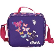 U.S. Polo Assn. Kelebek Desenli Mor Beslenme Çantası PLBSÇ22172