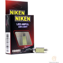 Niken LED Sofit Ampul Set 12V 27 Led’li 36MM – Beyaz Işık