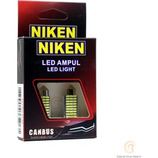 Niken LED Sofit Ampul Set 12V 27 Led’li 36MM – Beyaz Işık