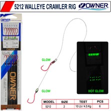 Owner 5212 Walleye Crawler Rig Hazır Takım 4