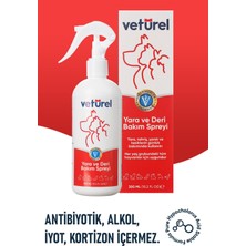 Yara ve Deri Bakım Spreyi 300x1000ml Kedi Köpek Yara Tahriş Bulaş