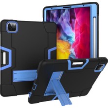 Xfashion iPad Pro 11-Inch (2021) Için Tablet Kılıfı - Siyah / Açık Mavi (Yurt Dışından)