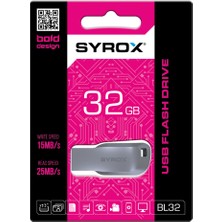 Syrox BL32 Bold Design 32GB USB Bellek - USB Flash Drive