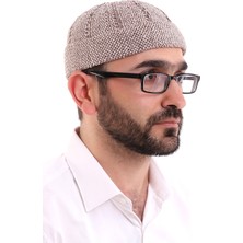 İhvan Online Kışlık Kadife Takke - Kahverengi