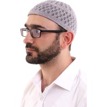 İhvan Online Kışlık Kadife Takke - Gri