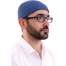 İhvan Online Kışlık Yün Takke - Mavi