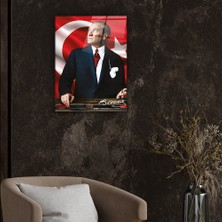 Decorita Atatürk Serisi Cam Tablo 30 x 40 cm