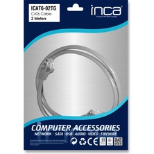 Inca ICAT6-02TG 1 Metre Network Kablosu Inca