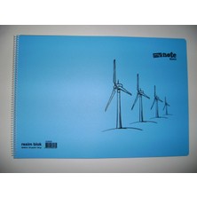 Mynote Resim Defteri Pp Kapak Spiralli 30 Yp 35X50 120 gr