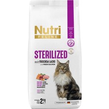 Nutri Feline Sterilized Somon Etli Kedi Maması 2 kg + Kürek