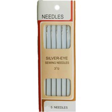 Needles Silver Eye Sewing Needles 3½ (Needles Yorgan Iğnesi)