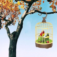 2 Adet Şarkı Söyleyen Kuş Simülasyon Oyuncak Masaüstü Ekran Hediyesi