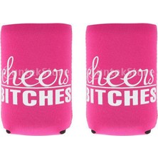 2pcs Cheers Cheers Bitches Bira Ürpertici Soğutucu Sargı Tutucu Kol Izolatörü