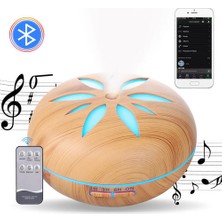 Three Beans 550 ml Bluetooth Uyumlu Ultrasonik Hava Nemlendirici Uzaktan Kumanda Aroma Difüzör Atomize Hava Nemlendirici Püskürtücü Zamanlama ile | Nemlendiriciler (Yurt Dışından)