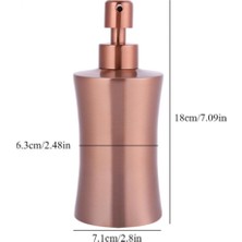 Three Beans 400 ml Sıvı Sabunluk 304 Paslanmaz Çelik Şampuan Losyon Dağıtıcı Ev Otel Banyo Aksesuar El Pompası | Sıvı Sabunluk (Yurt Dışından)