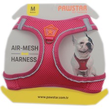 Pawstar Fuşya Air-Mesh Göğüs Tasması Kedi Köpek Göğüs Tasması 2xs