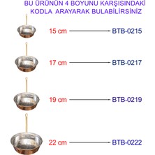 Binbir Trend 22 cm Bakır Derin Tek Kulplu Sos Tavası, Iskender Tavası BTB-0222