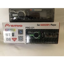 Premıo   Pro-01 Blt     Çift USB Telefon Şaraz ve 7renk  Ekran