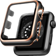 E2M Apple Watch 44MM Star Kasa ve Ekran Koruyucu Rose Gold