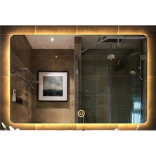 Dnr-Mirror70x110 Cm Dokunmatik Günışığı Ledli Dikdörtgen Banyo Aynası