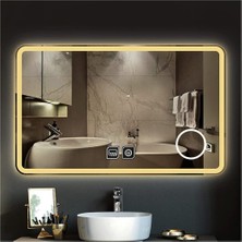 Dnr-Mirror80x120 Cm Buğu Yapmayan Makyaj Aynalı Dokunmatik Günışığı Ledli Dikdörtgen Banyo Aynası