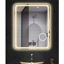 Dnr-Mirror70x110 Cm Buğu Yapmayan Makyaj Aynalı Dokunmatik Günışığı Ledli Dikdörtgen Banyo Aynası