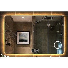 Dnr-Mirror60xDnr-Mirror 70 cm Buğu Yapmayan Makyaj Aynalı Dokunmatik Günışığı Ledli Dikdörtgen Banyo Aynası