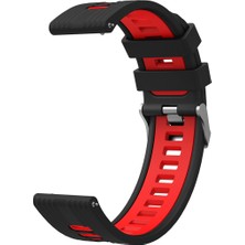 Pilanix Huawei Honor Magic 2 42 mm (20 Mm) Için 2 Renkli Kademeli Silikon Kordon-Kayış Krd-55