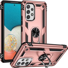 Pilanix Samsung Galaxy A73 Kılıf Çift Katmanlı Yüzüklü Manyetik Vega Kapak