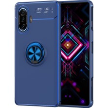 Pilanix Xiaomi Redmi K40 Gaming Kılıf Yüzüklü Manyetik Ravel Silikon