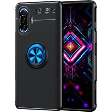 Pilanix Xiaomi Redmi K40 Gaming Kılıf Yüzüklü Manyetik Ravel Silikon