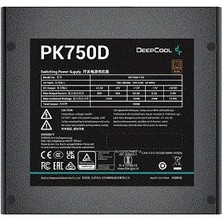 Deepcool PK750D 750W Atx 80+ Bronz Güç Kaynağı