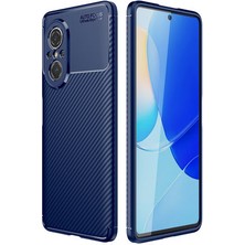 Aqua Aksesuar Huawei Nova 9 Se Kılıf Rugged Armor Karbon Desenli Tam Koruma Silikon Kapak