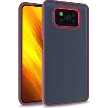 Pilanix Xiaomi Poco X3 Nfc Kılıf Silikon Kenarlı Renkli Flora Kapak