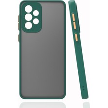 Pilanix Samsung Galaxy A73 Kılıf Renkli Kenarlı Buzlu Kamera Korumalı Hux Kapak