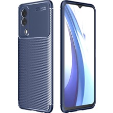 Pilanix Vivo Y53S Kılıf Karbon Desenli Lux Negro Silikon