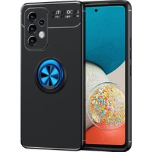Pilanix Samsung Galaxy A73 Kılıf Yüzüklü Manyetik Ravel Silikon