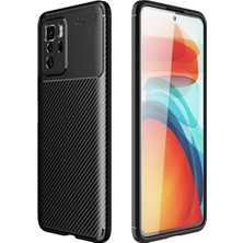 Pilanix Xiaomi Poco X3 Gt Kılıf Karbon Desenli Lux Negro Sililkon