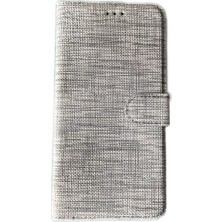Pilanix Xiaomi Mi Note 10 Pro Kılıf Kumaş Desenli Cüzdanlı Standlı Kapaklı Kılıf