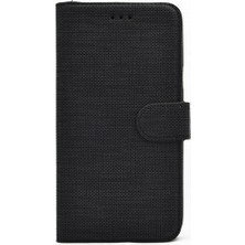 Pilanix Xiaomi Mi Note 10 Pro Kılıf Kumaş Desenli Cüzdanlı Standlı Kapaklı Kılıf